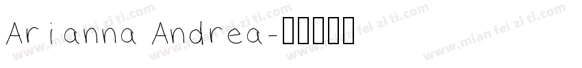 Arianna Andrea字体转换